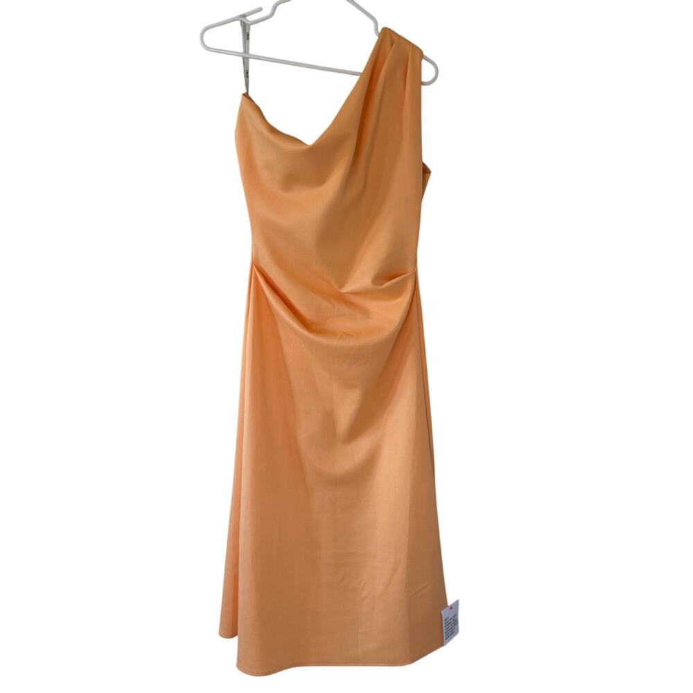 NWOT Women's Asos Design Tangerine Cocktail Summer Spring Dress Sz 6